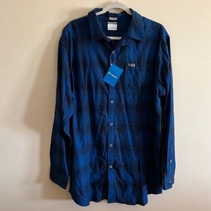 Men’s L Tall Columbia Button Down